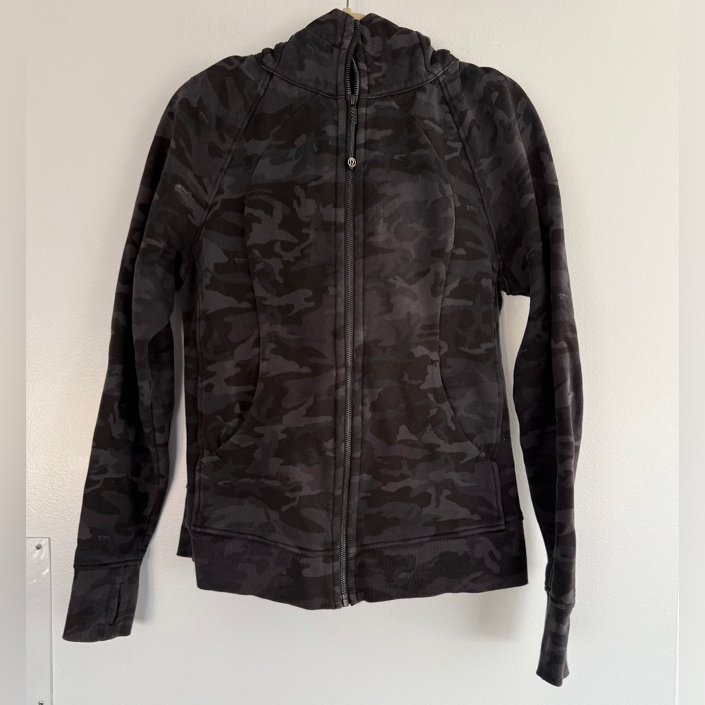 lululemon athletica Black Camo Hoodie